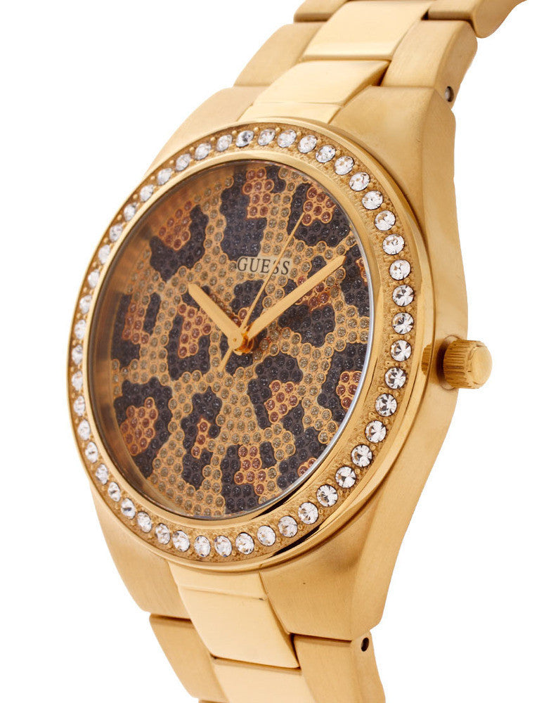 Guess cheetah print watch online